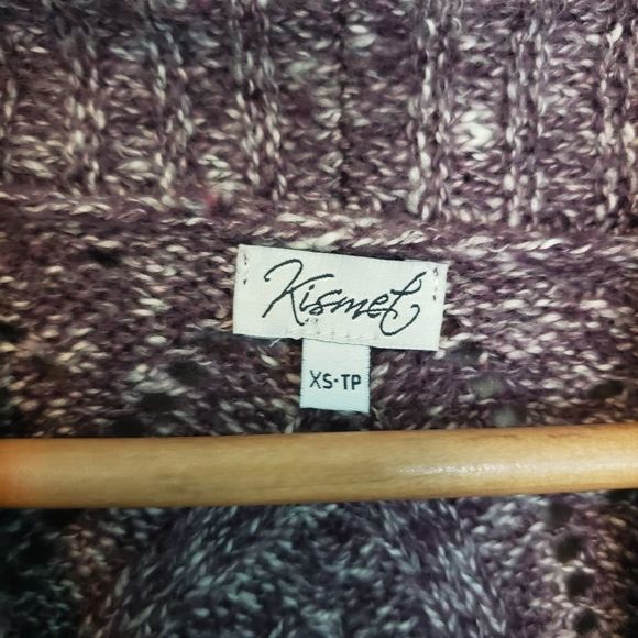 𝅺NWT Kismet Lilac Amelia Twist Open Cardigan Extra Small XS - Picture 4 of 6